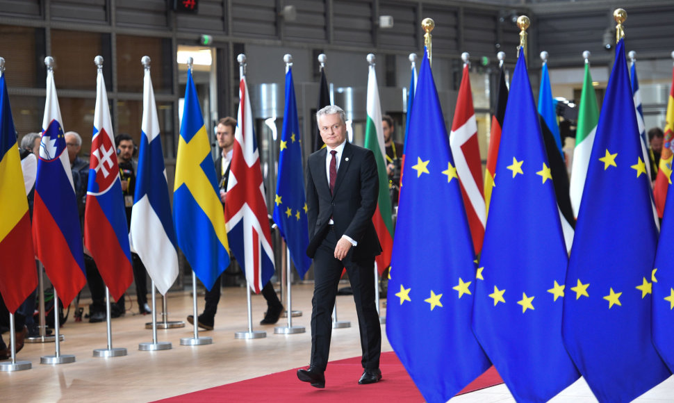 Gitanas Nausėda Europos Vadovų Taryboje