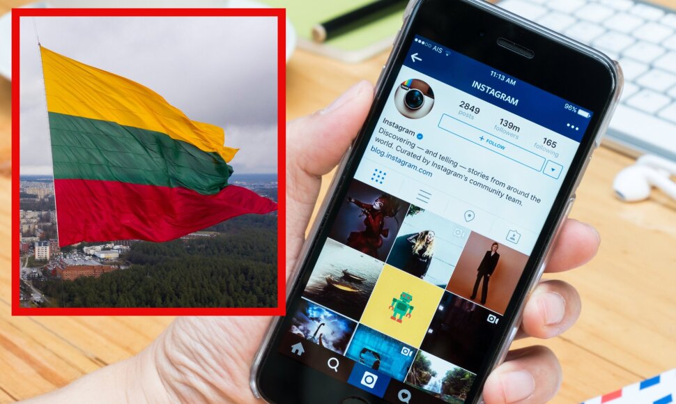Lietuvos vėliava, &bdquo;Instagram&ldquo;