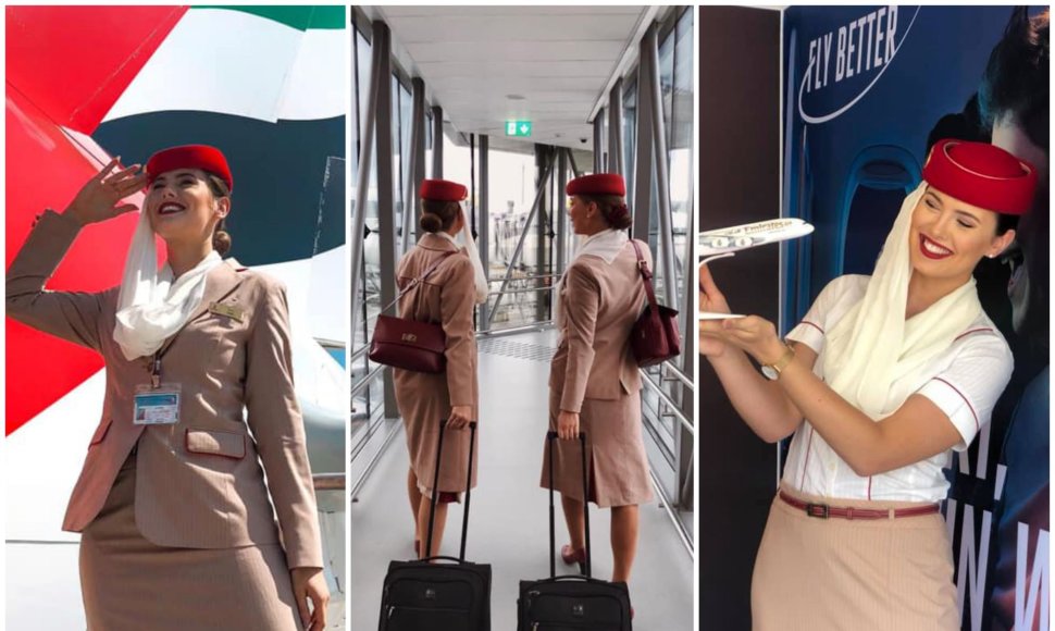 „Emirates Airlines“ dirbanti Brigita