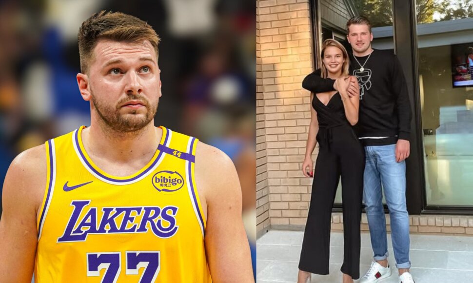 Luka Dončičius su sužadėtine