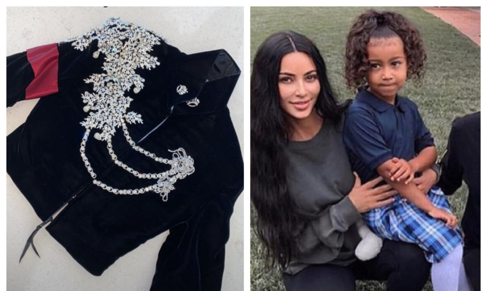 Michaelo Jacksono švarkas, Kim Kardashian su dukra North West