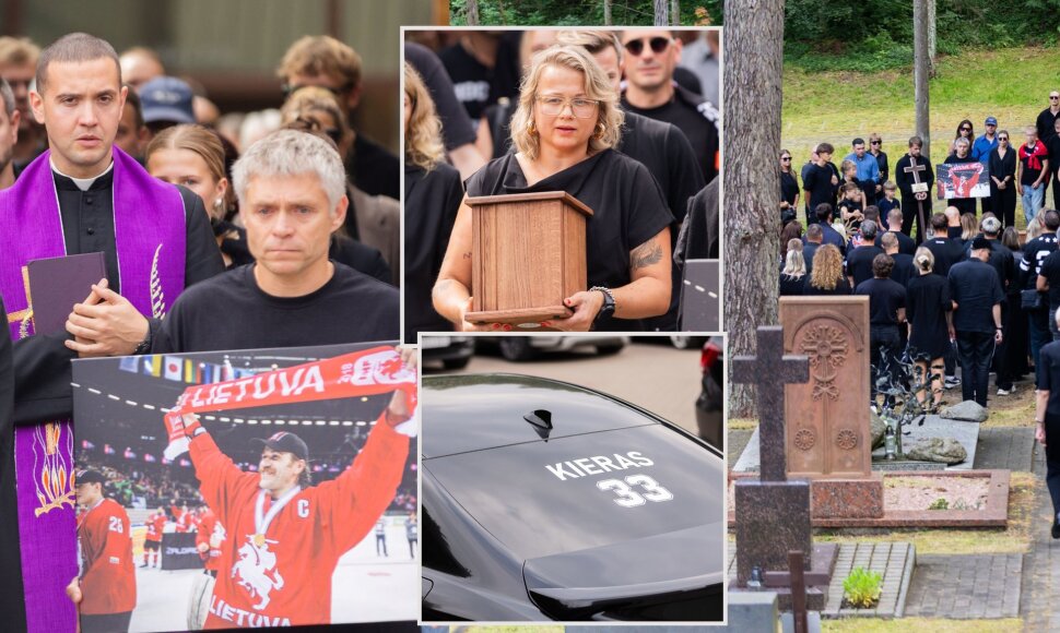 Ledo ritulininko Mindaugo Kiero laidotuvės