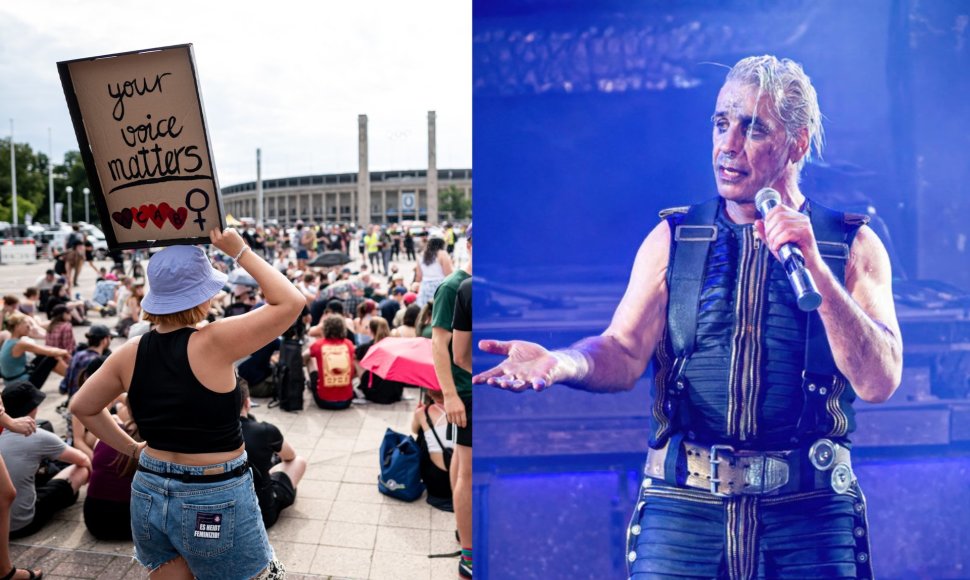 Prieš „Rammstein“ koncertą Berlyne – protestas