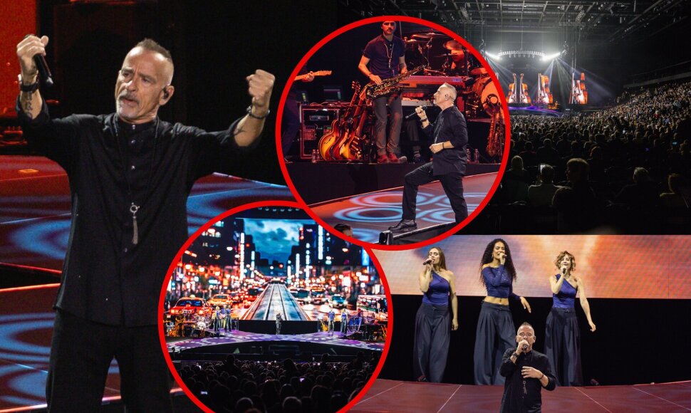 Eros Ramazzotti koncertas &bdquo;Žalgirio&ldquo; arenoje