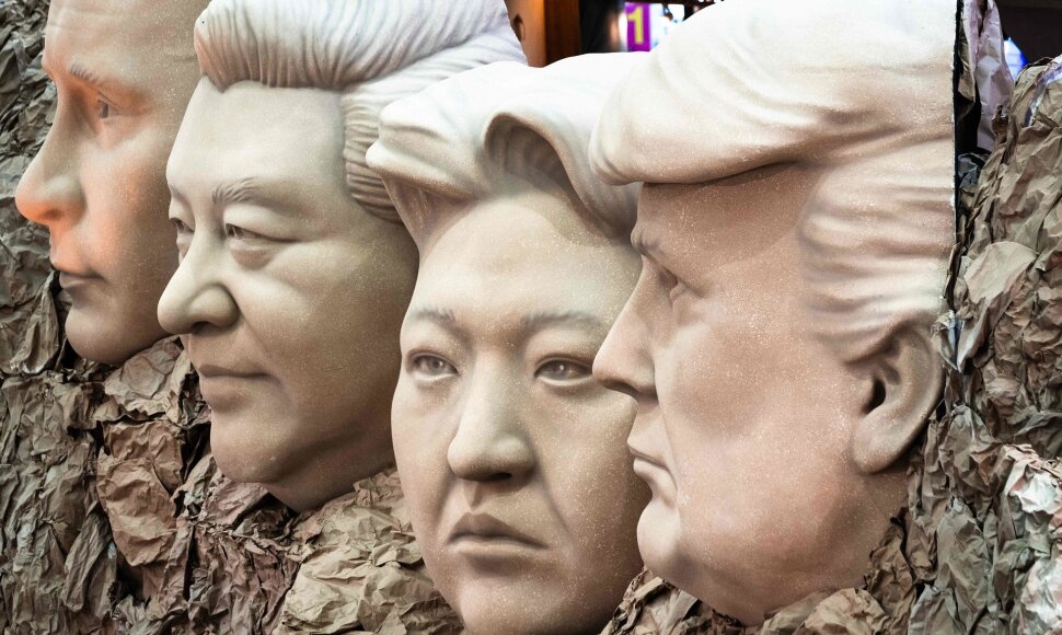 Vladimiras Putinas, Xi Jinpingas, Kim Jong Unas, Donaldas Trumpas 