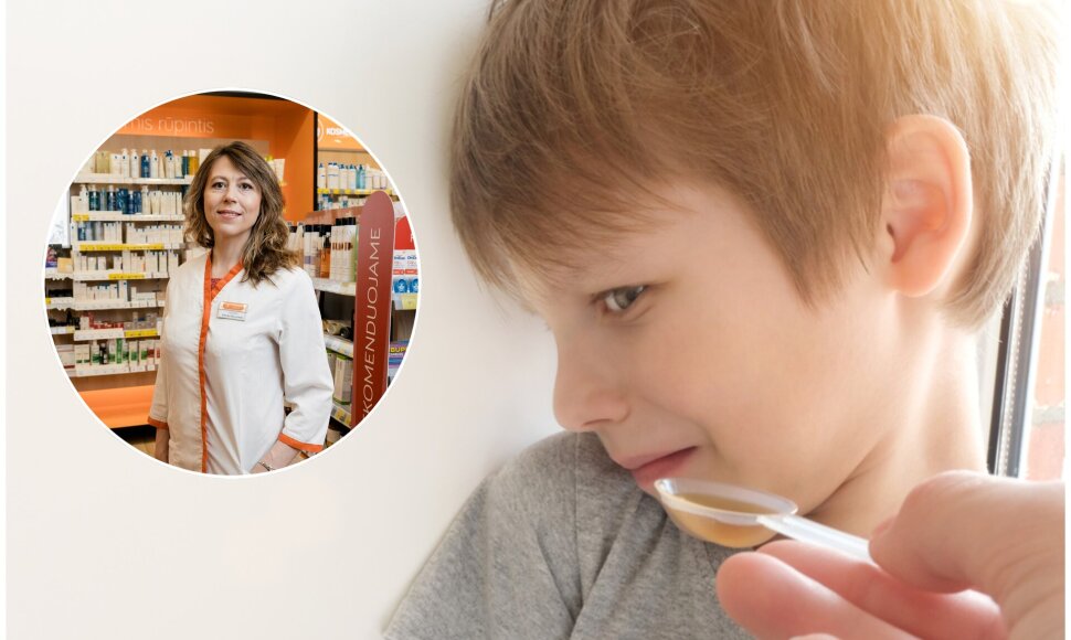 Vaistininkė K.&Scaron;nirpūnienė patarė, ką daryti, jei vaikas atsisako gerti vaistus