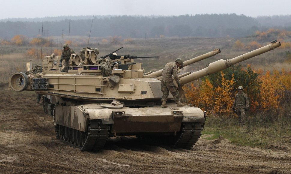 JAV tankai „Abrams“