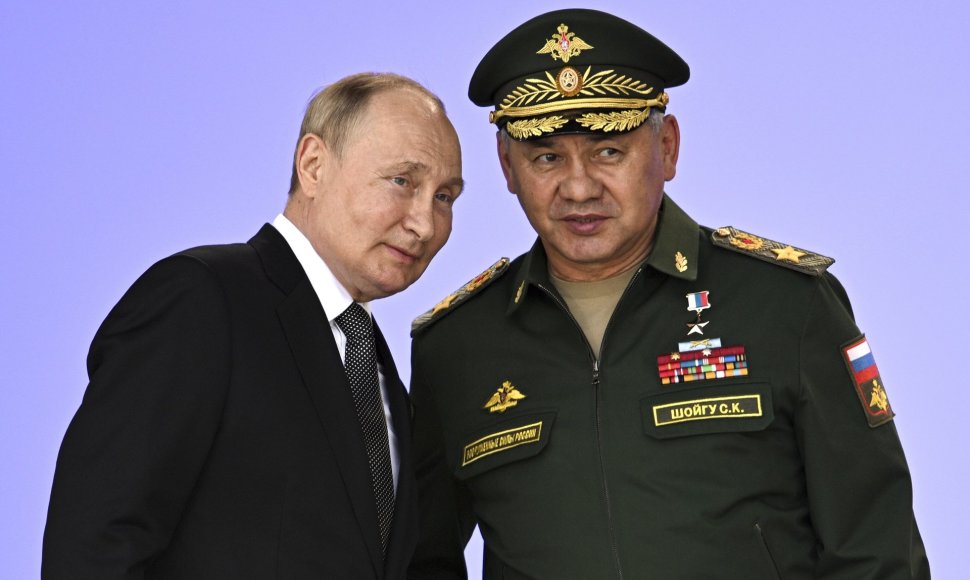 Vladimiras Putinas ir Sergejus Šoigu