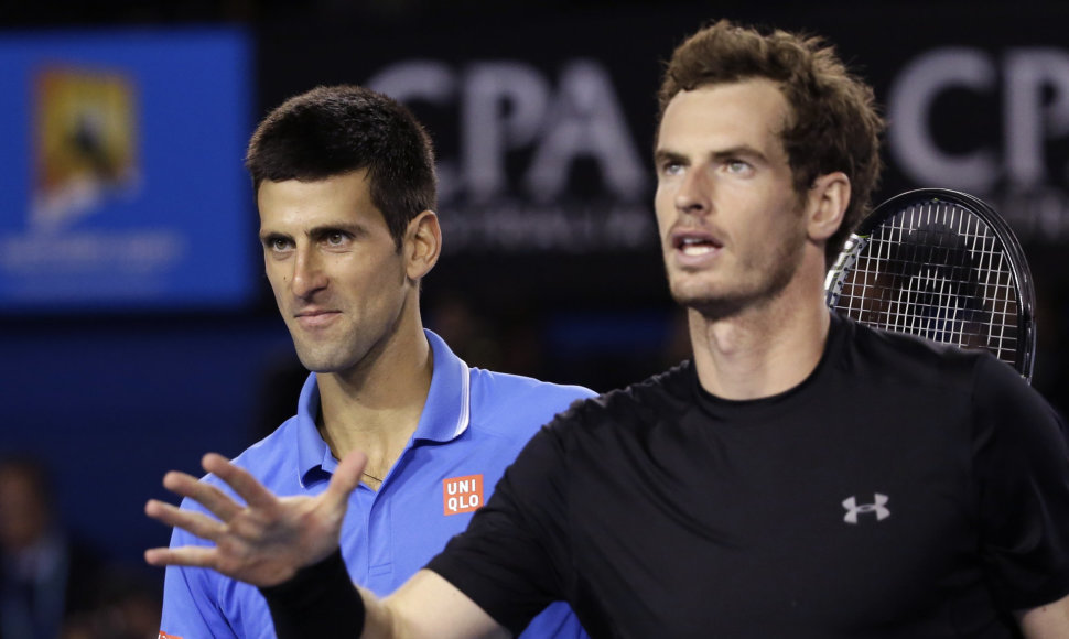 Novakas Džokovičius ir Andy Murray