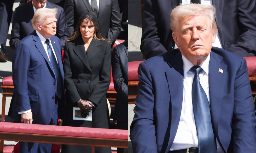 Donaldas Trumpas ir Melania Trump 
