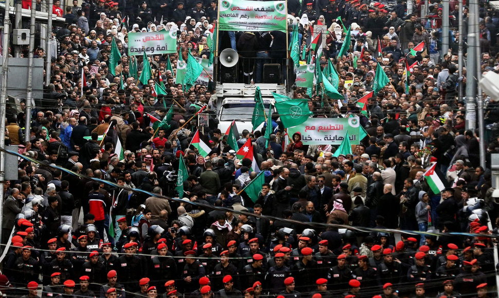 Musulmonų brolijos protestas Jordanijoje