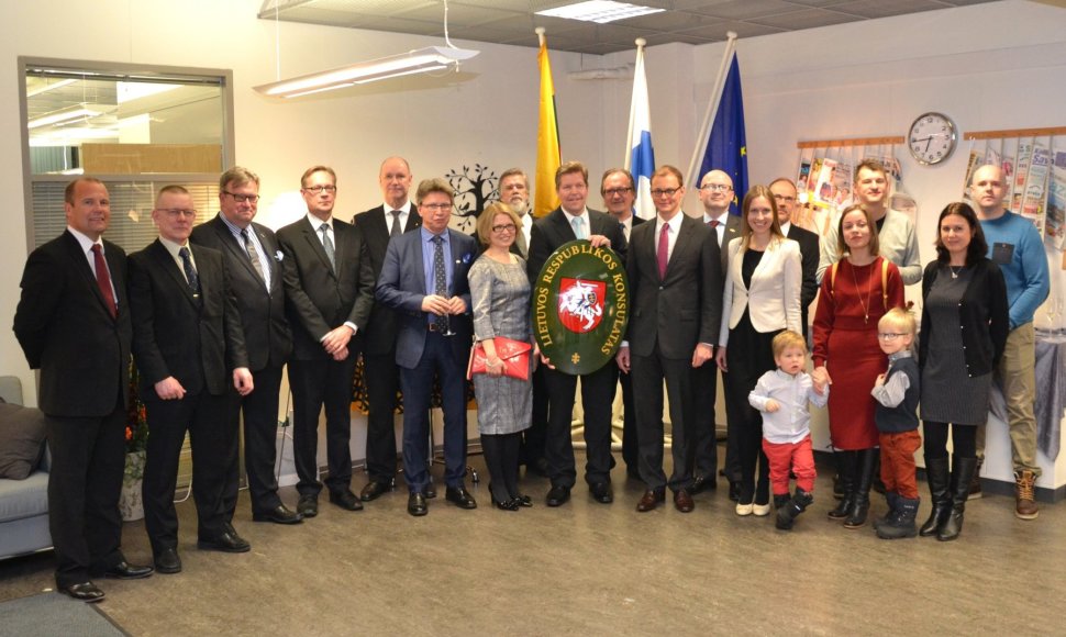 Suomijoje, Kuopijo mieste atidarytas Lietuvos garbės konsulatas 