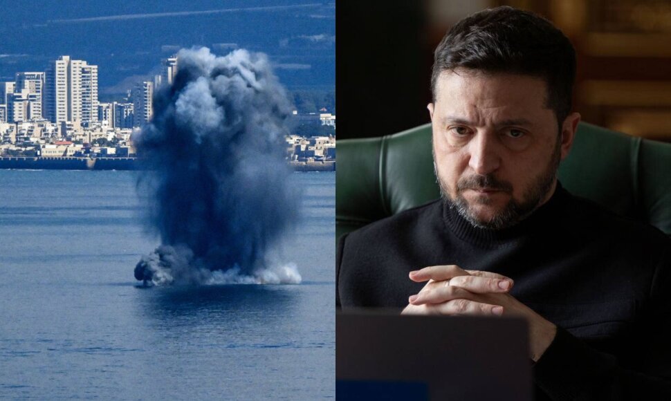 Irano ataka ir Volodymyras Zelenskis