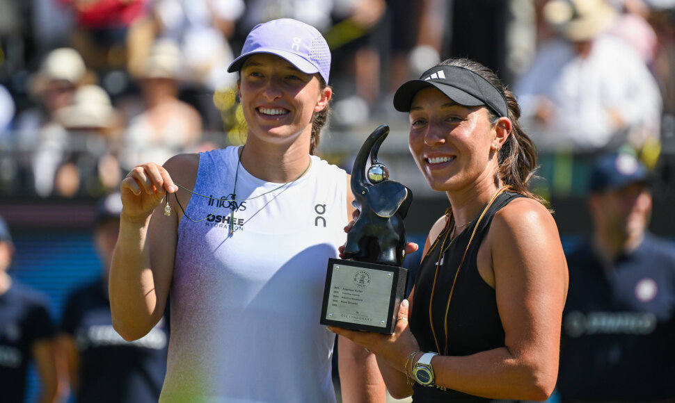 Iga Swiatek ir Jessica Pegula