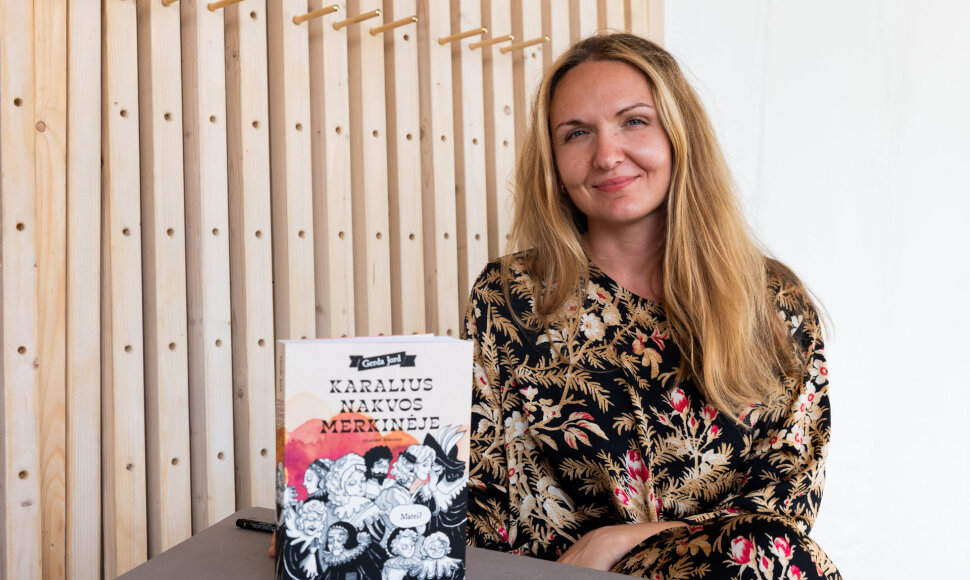 Gerdos Jord komikso &bdquo;Karalius nakvos Merkinėje&ldquo; pristatymas