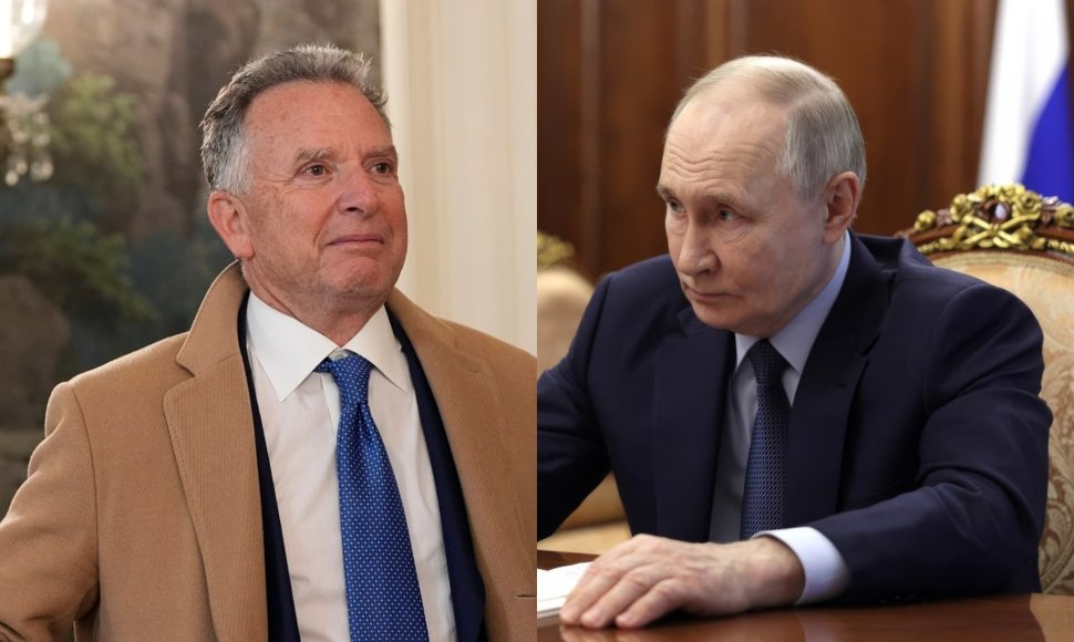 Steve'as Witkoffas ir Vladimiras Putinas