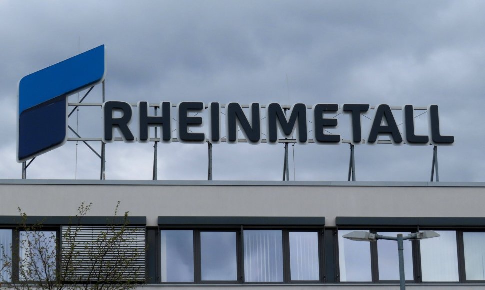 Rheinmetall įmonės loge Neusso uoste / IMAGO/rech / IMAGO/Rech