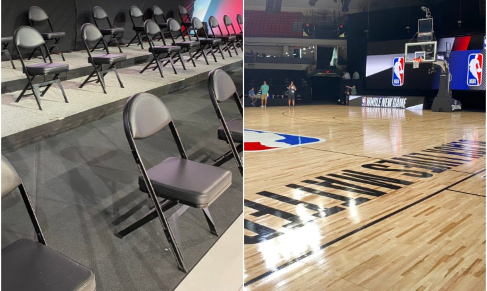 Parodė, kaip atrodys NBA arena per sezono atnaujinimą