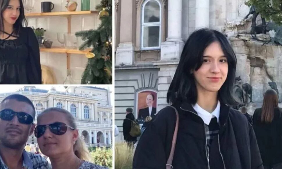 Aryna Jaciuk ir jos tėvai