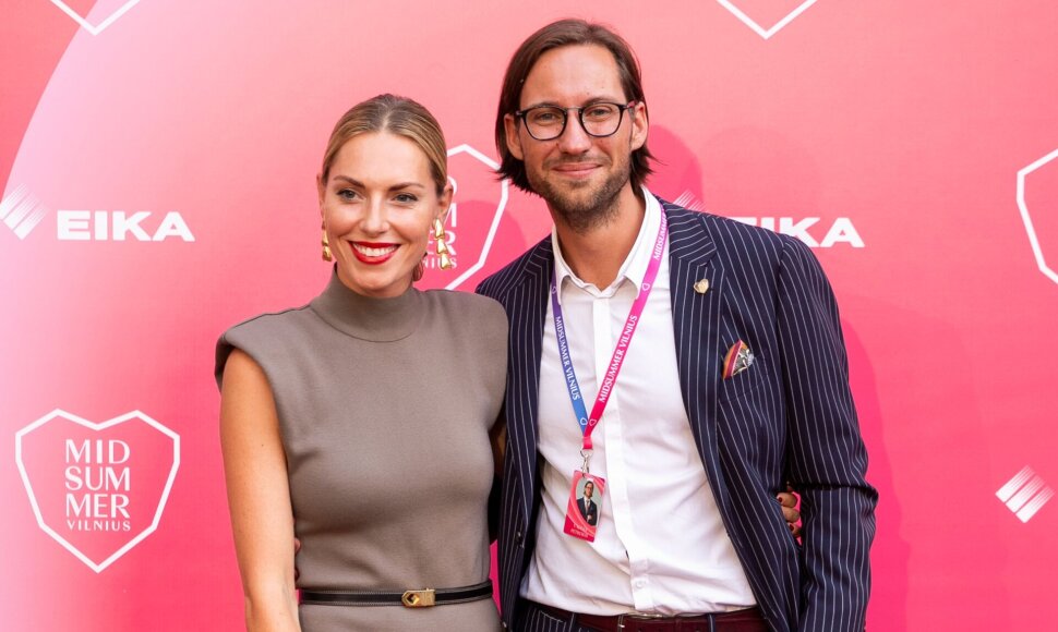 Valdas Petreikis su žmona Simona