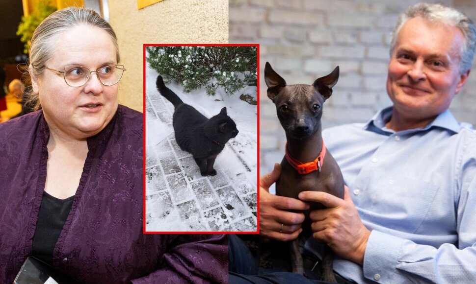 Agnė &Scaron;irinskienė, Gitanas Nausėda, katinas Nuodėgulis, &scaron;uo Grikis