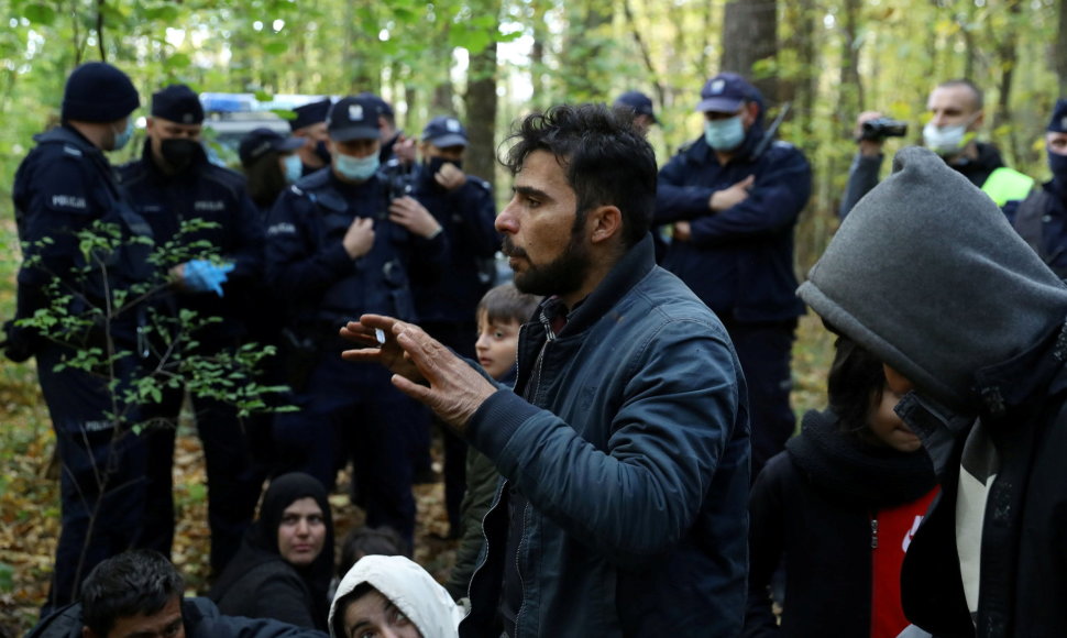 Migrantai iš Irako Lenkijoje