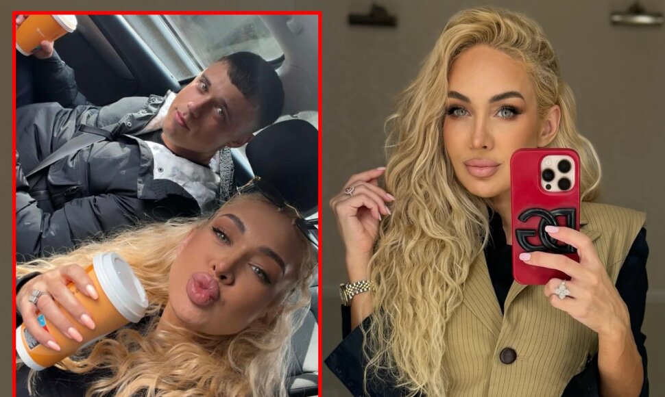 Oksana Pikul su broliu Jonu
