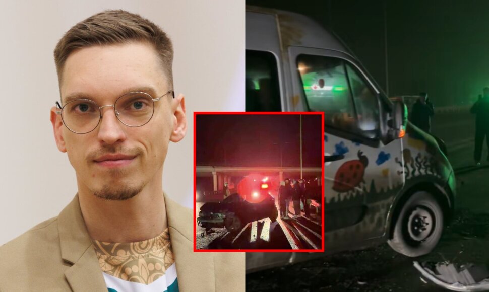 Mantas Bertulis su kompanija Ukrainoje pateko į avariją