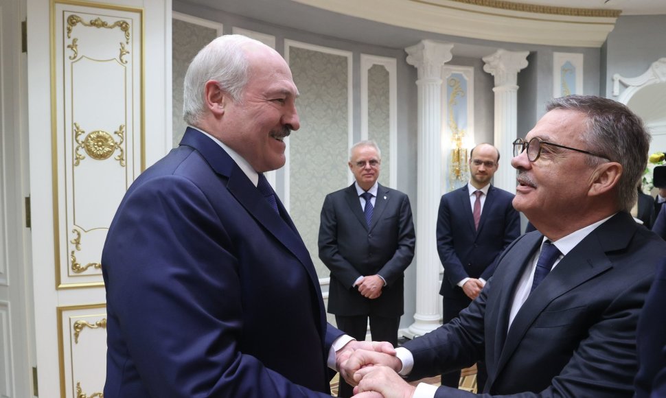 Aliaksandras Lukašenka ir Rene Faselis