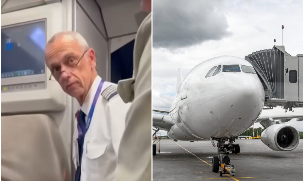 Lėktuve sulaikytas pedofilija įtariamas pilotas