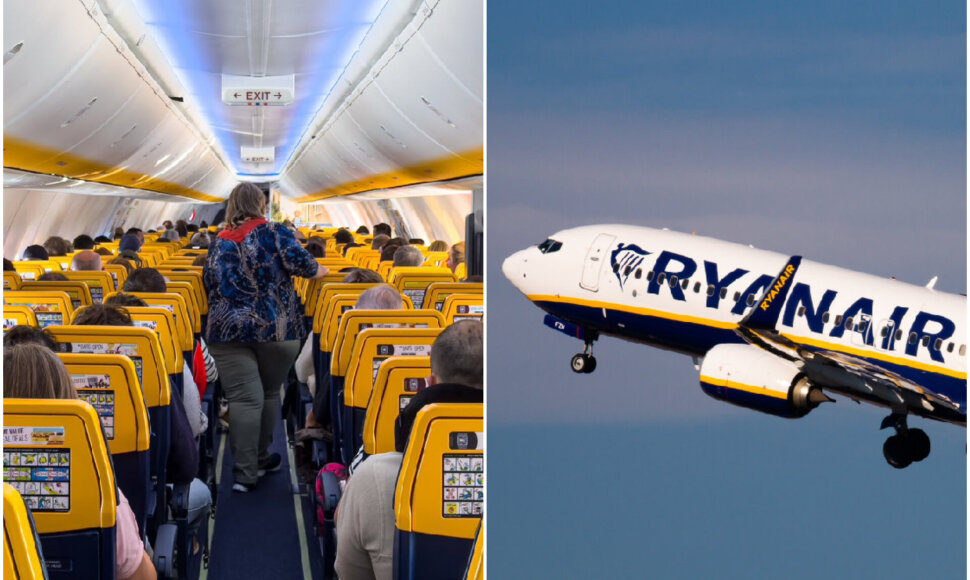 „Ryanair“ sukritikavo keleivius dėl vieno įprasto aksesuaro