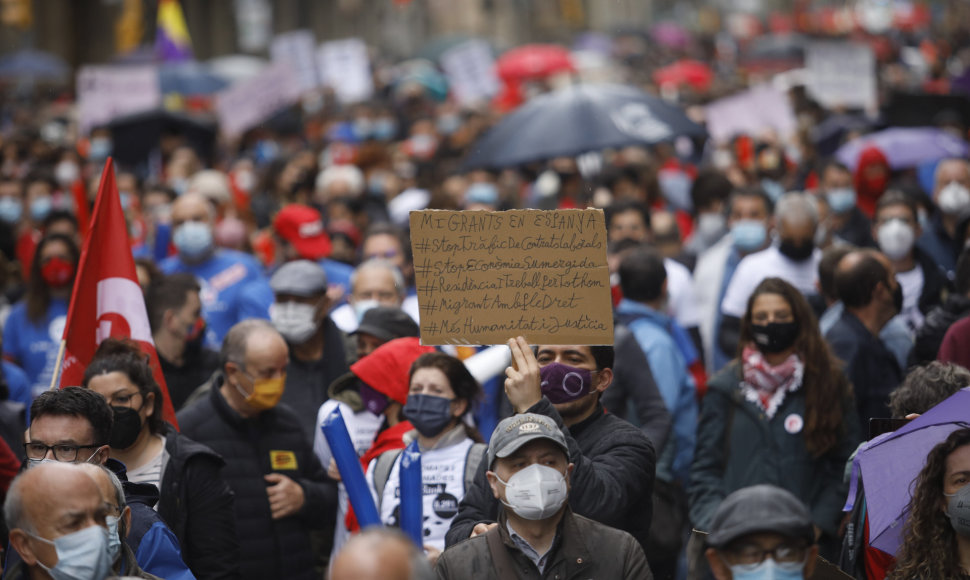 Gegužės 1-osios protestas Ispanijoje