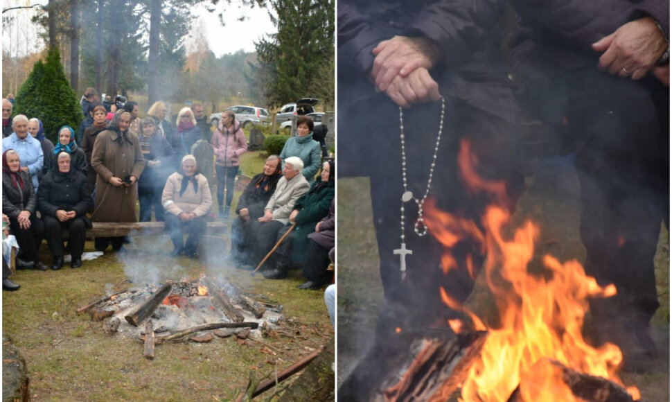 Vėlinių laužas Margionyse