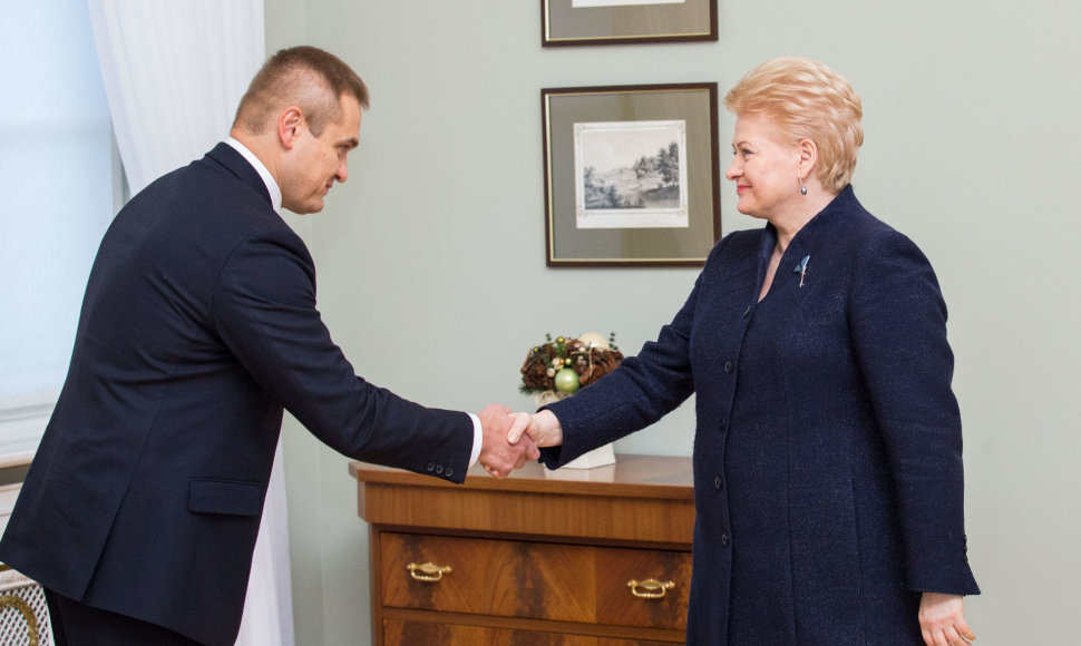 Eimutis Misiūnas ir Dalia Grybauskaitė