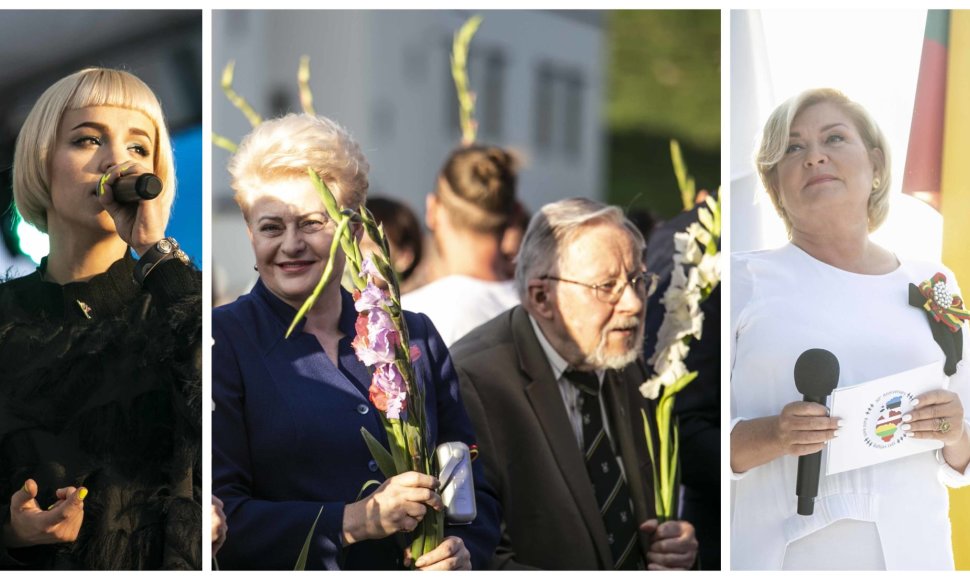 Raminta Naujanytė-Bjelle, Dalia Grybauskaitė ir Vytautas Landsbergis, Edita Mildažytė