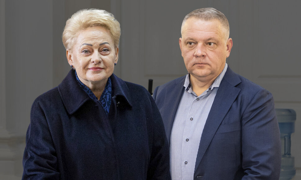 Dalia Grybauskaitė ir Eligijus Masiulis