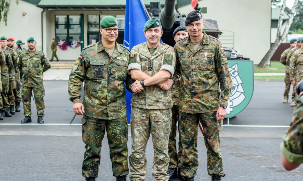 Pasikeitė Lietuvoje dislokuotos NATO pajėgų kovinės grupės vadas