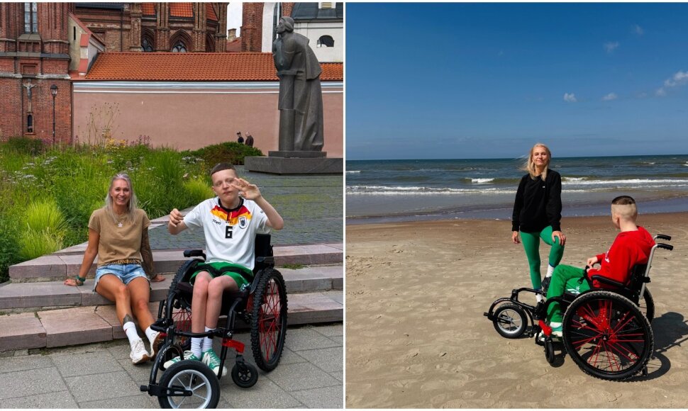 Evelina su sūnumi Kristupu