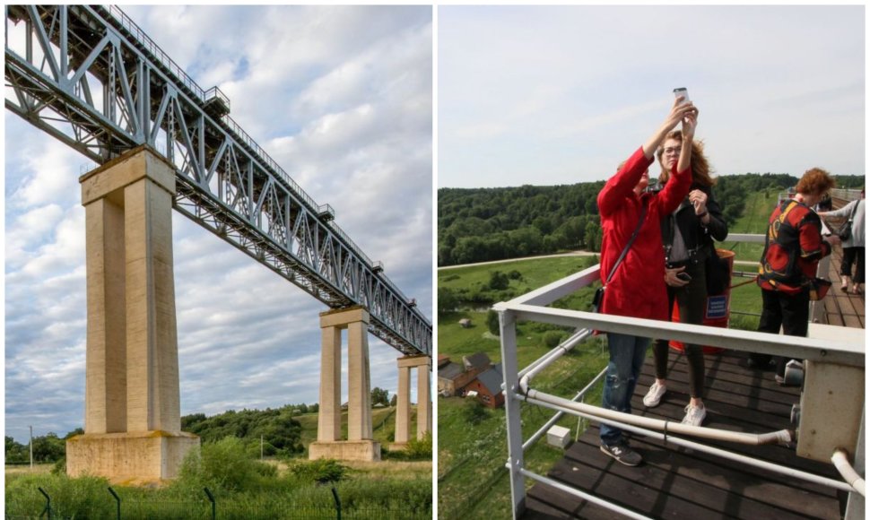 Lyduvėnų geležinkelio tiltas 2017 m. kelioms ekskursijoms buvo atvertas visuomenei