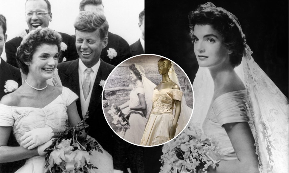 Jackie Kennedy vestuvinė suknelė