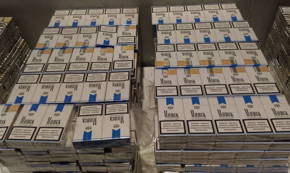 Muitininkai Leipalingyje sulaikė apie 1500 pakelių cigarečių kontrabandą