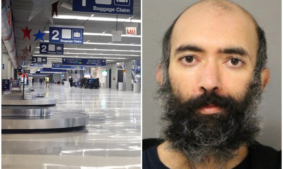 Kalifornijoje sulaikytas vyras, kuris tris mėnesius gyveno Čikagos tarptautinio oro uosto saugumo zonoje