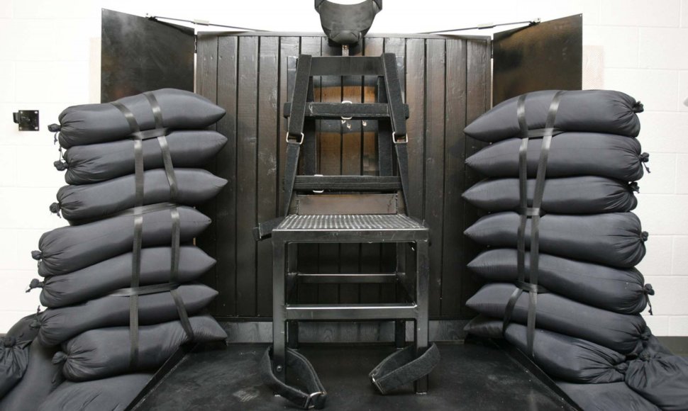 Sušaudymui paruošta kėdė