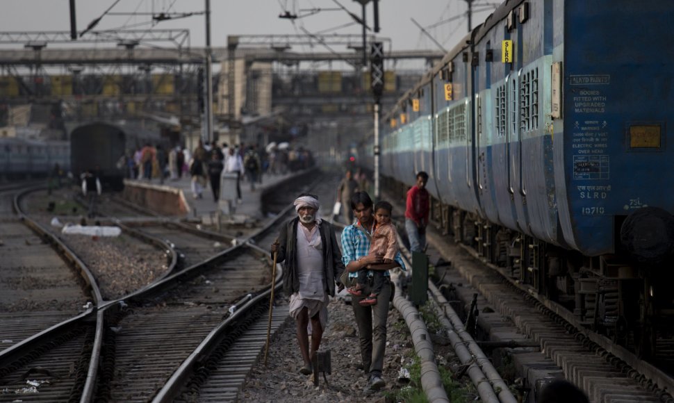 Indijos geležinkeliai pasižymi nesaugumu.