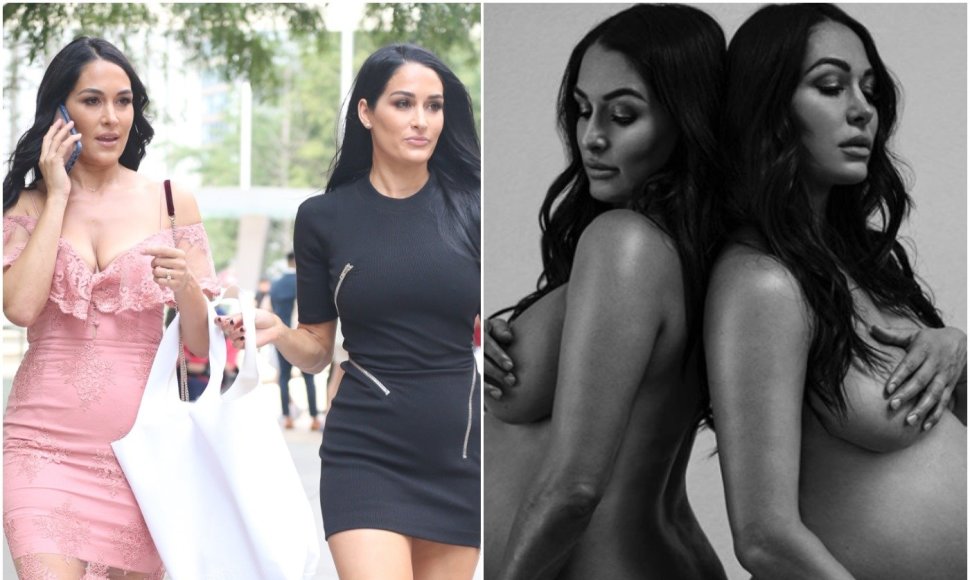 Nikki Brella ir Brie Bella.