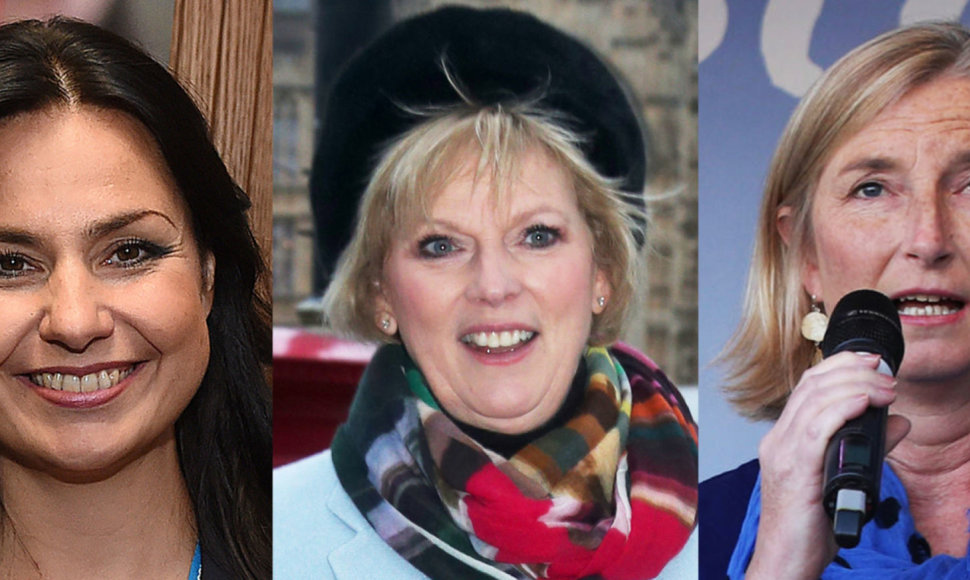 Heidi Allen, Anna Soubry ir Sarah Wollaston (iš kairės)