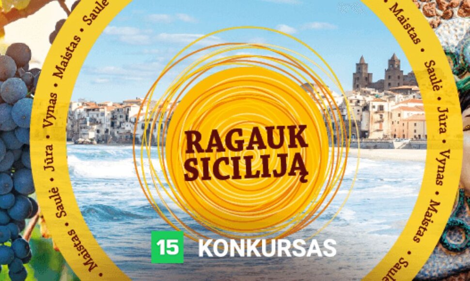 Konkursas &bdquo;Ragauk Sicliją&ldquo; kviečia papasakoti savo kelionės istoriją ir laimėti dovanų