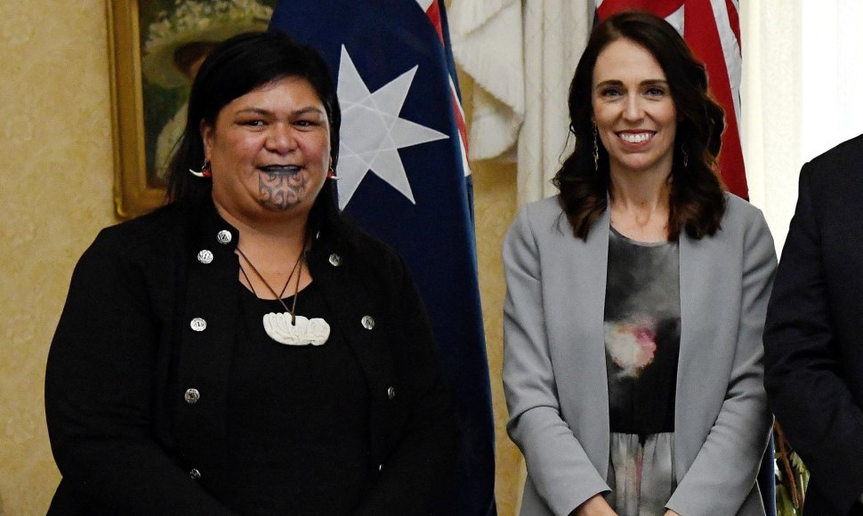 Nanaia Mahuta ir Jacinda Ardern