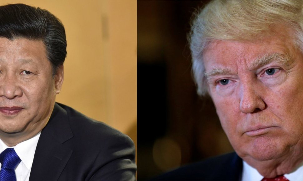 Xi Jinpingas ir Donaldas Trumpas