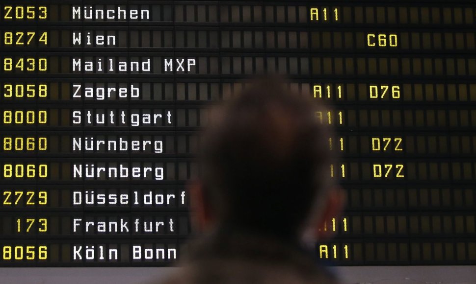 „Lufthansa“ dėl streiko atšaukė tūkstančius skrydžių.